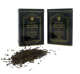 Darjeeling First Flush Ernte 2024 schwarzer Tee, Premiumqualität 2x 350g in einer für Lebensmittel geeigneten Dose